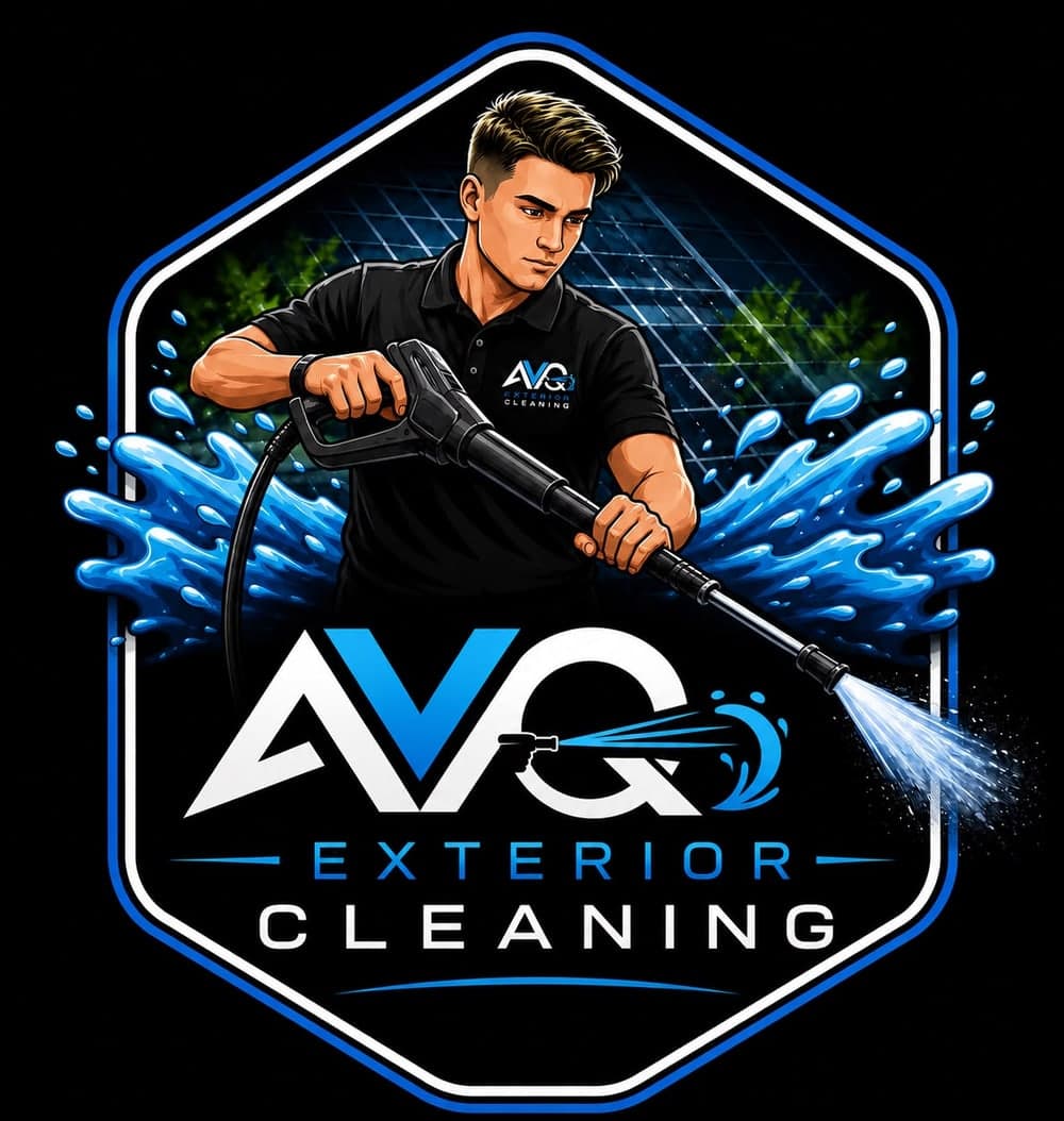 AVQ Exterior Cleaning — vakman reinigt met een hogedruklans